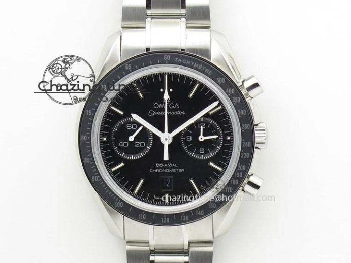 0405 Seamaster “LMPO” OMF 1:1 Best Edition Black Dial on SS Bracelet A Tailored 7703